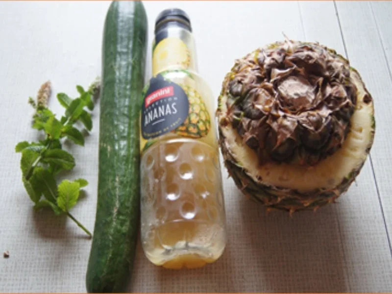 Ananas-Gurken-Minze-Smoothie - Rezept - Bild Nr. 3