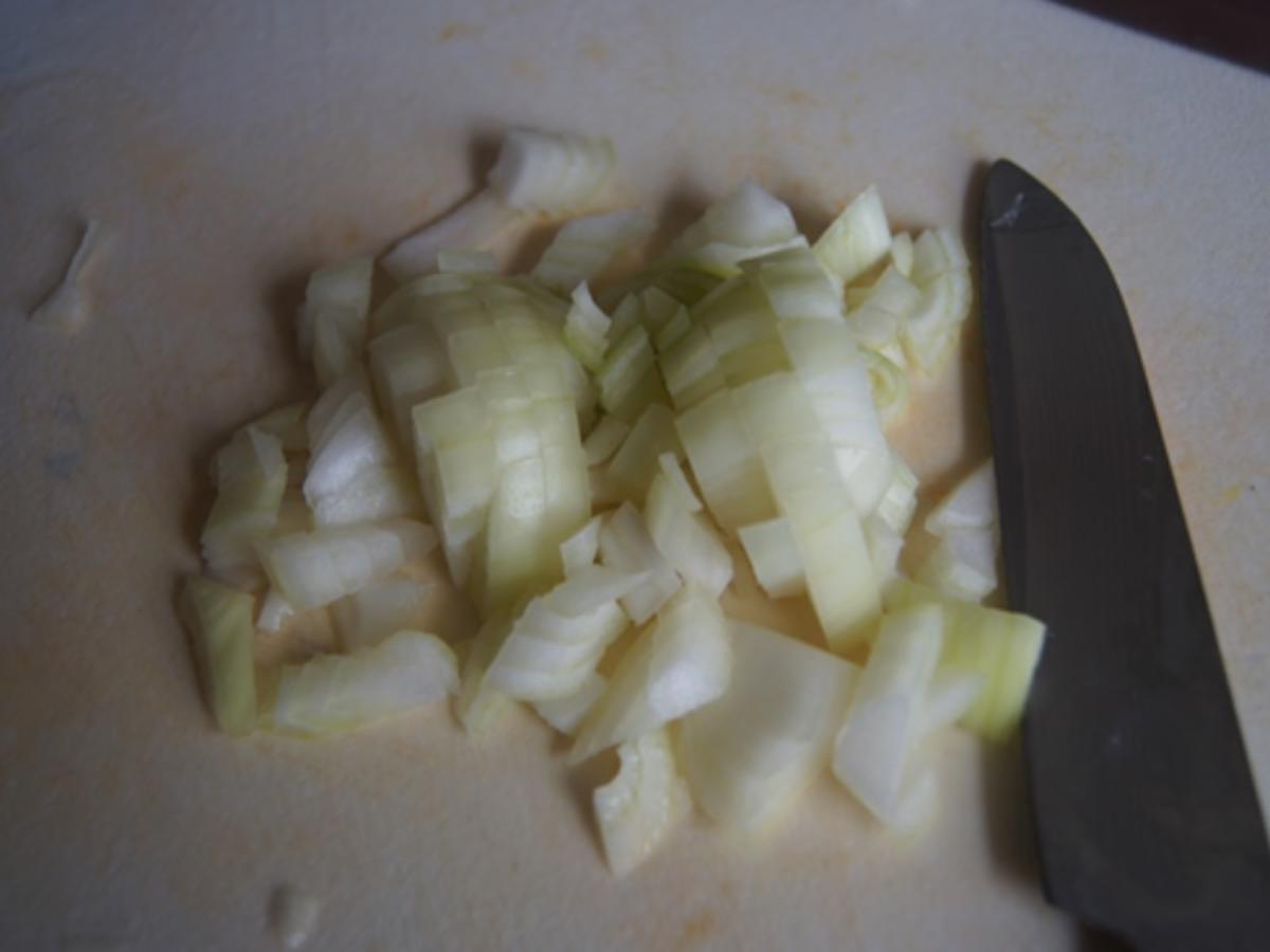 Pfannengerührte Rindfleischstreifen mit Paprika und herzhaften Kartoffelstampf - Rezept - Bild Nr. 8882