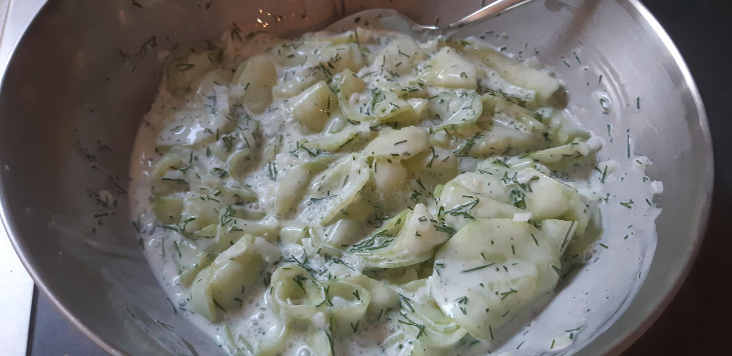 Gurkensalat In Dillsahne — Rezepte Suchen