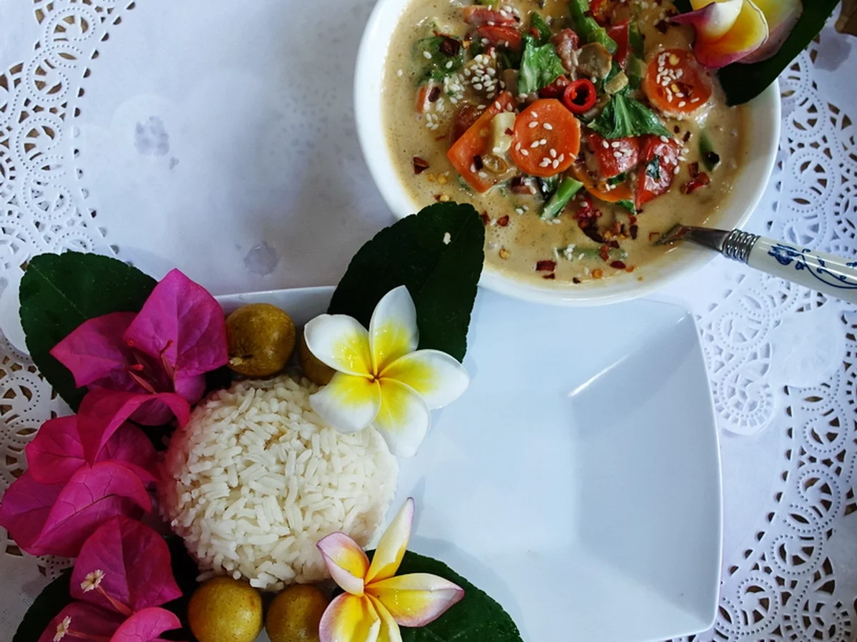 Gemüsepfanne mit scharf-würziger Kokosmilch - Rezept - Bild Nr. 8876