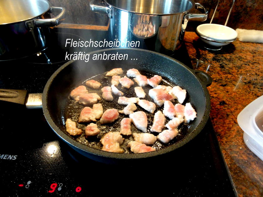 Fleisch: GESCHNETZELTES mit Steinpilzen &amp;gt;&amp;gt;&amp;gt; Kochbar Challenge 9.0 ...