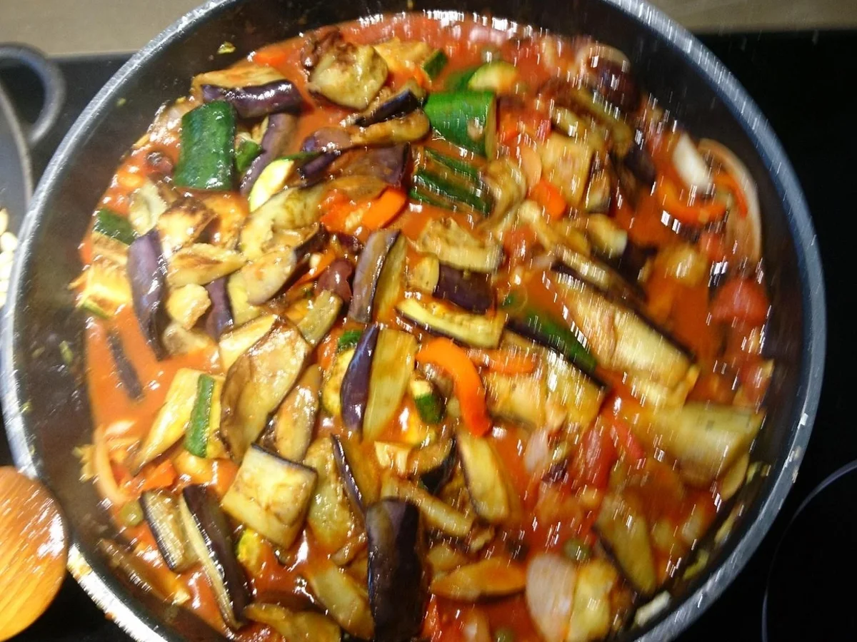 Caponata alla siciliana (Hommage an Andrea Camilieri) - Rezept - Bild Nr. 8912