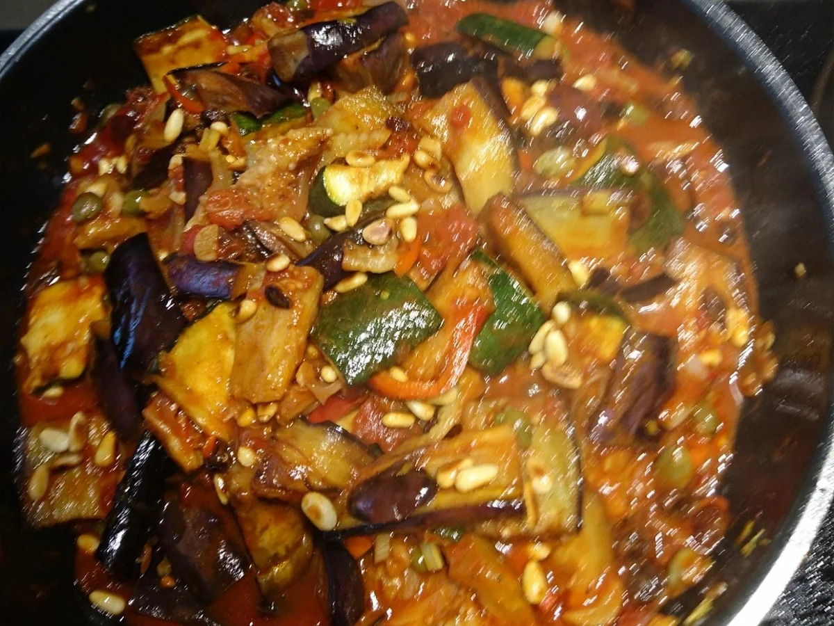 Caponata alla siciliana (Hommage an Andrea Camilieri) - Rezept - Bild Nr. 8913