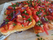 Blechkuchen mit Paprika und Tomaten - Rezept - Bild Nr. 8907