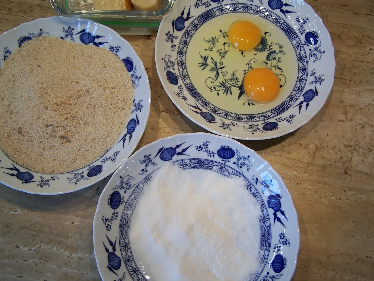 Puten Schnitzel +Kartoffelsalat + Endivien Salat - Rezept - Bild Nr. 4