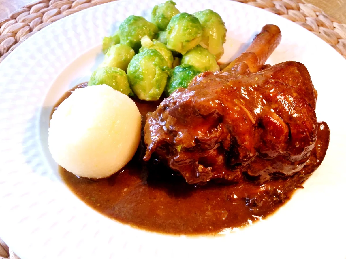 Marinierte Lammhaxe - geschmort - Rezept - Bild Nr. 2