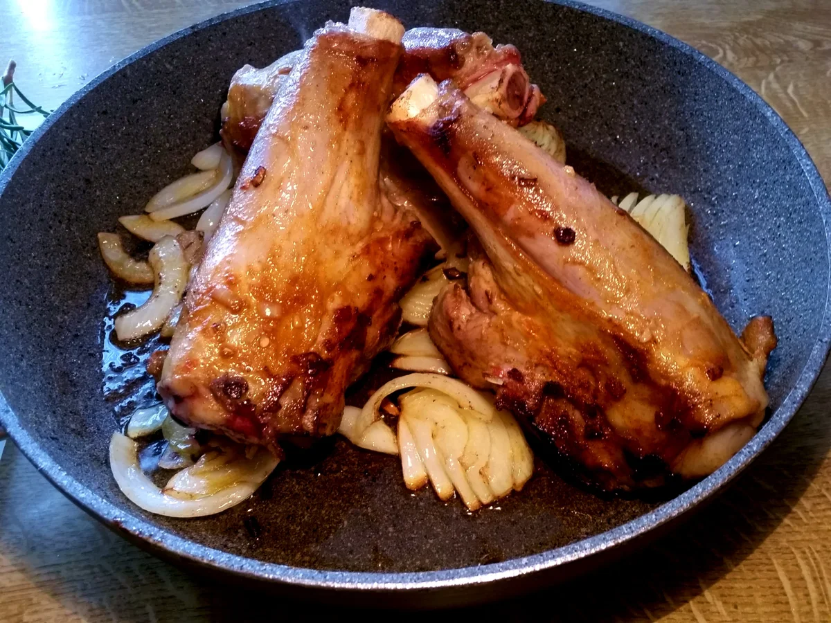 Marinierte Lammhaxe - geschmort - Rezept - Bild Nr. 5