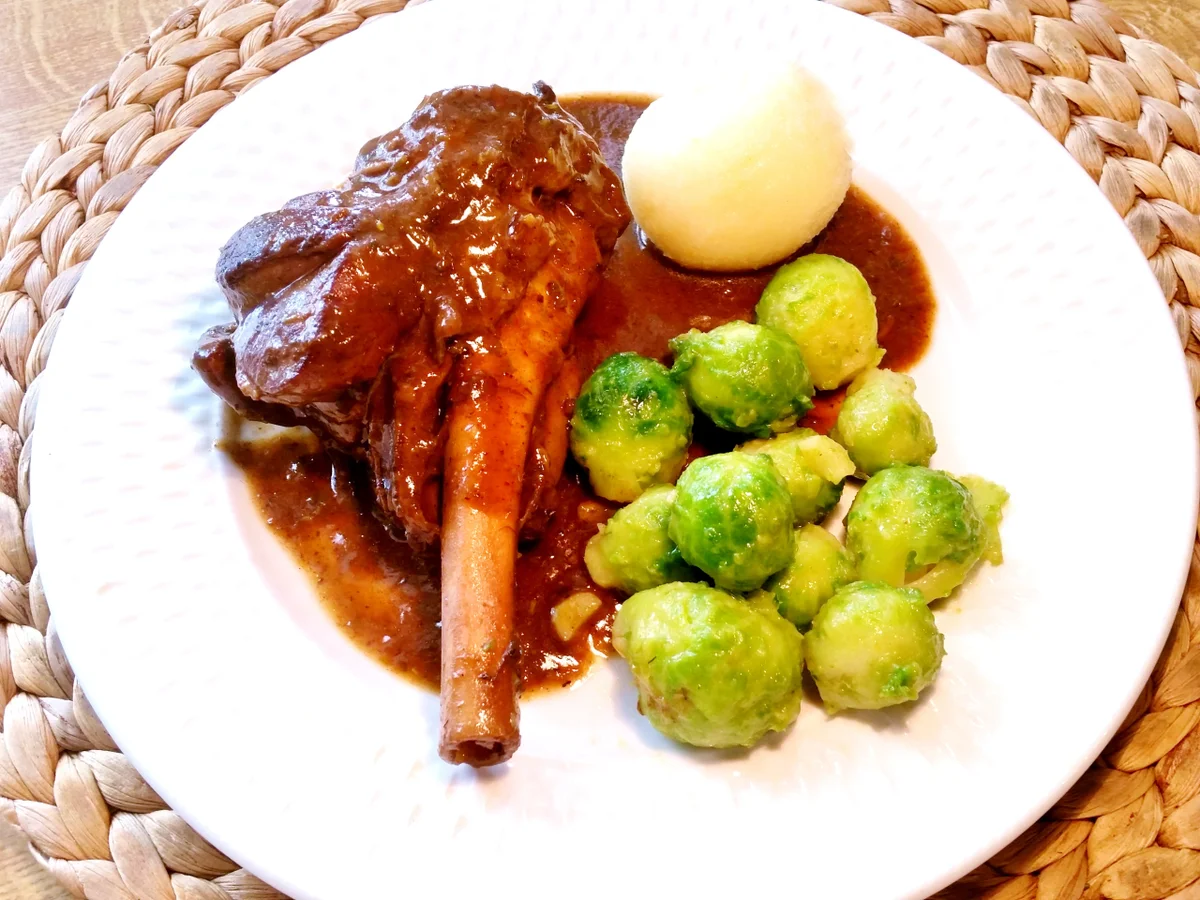 Marinierte Lammhaxe - geschmort - Rezept - Bild Nr. 10