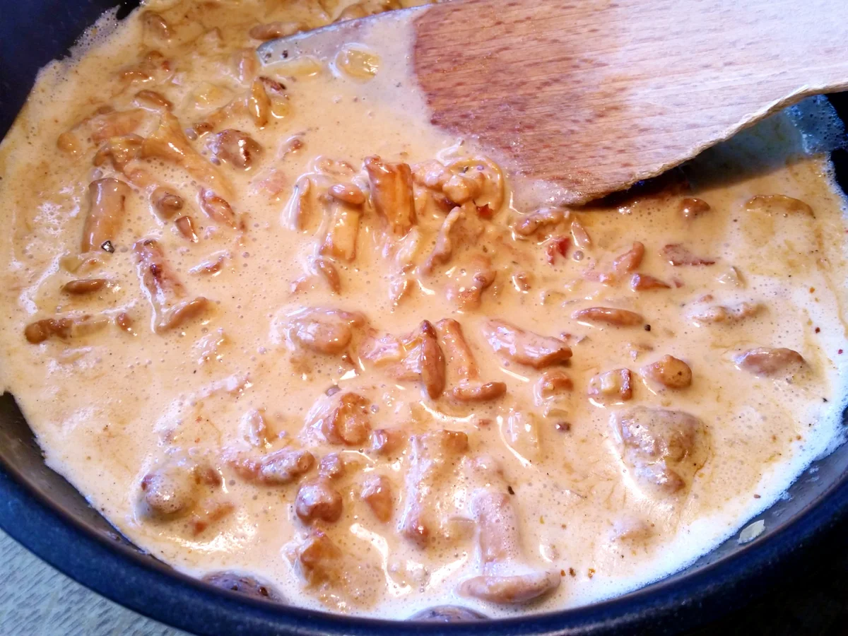 Grillhähnchen-Brust**  mit Pfifferlingen - Rezept - Bild Nr. 5