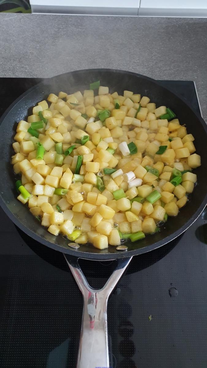 Putenschnitzel- Tomatensosse- Gemüsemix- Kartoffelwürfel - Rezept - Bild Nr. 5