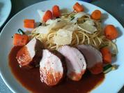 Schweinefilet in Balsamicosauce und Spaghetti - Rezept - Bild Nr. 2