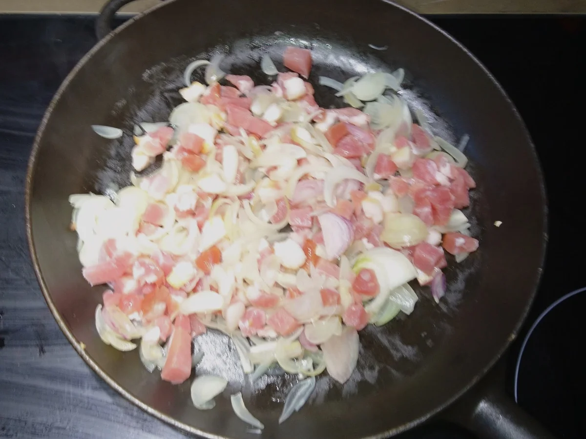 Spaghetti all' amatriciana - Rezept - Bild Nr. 6