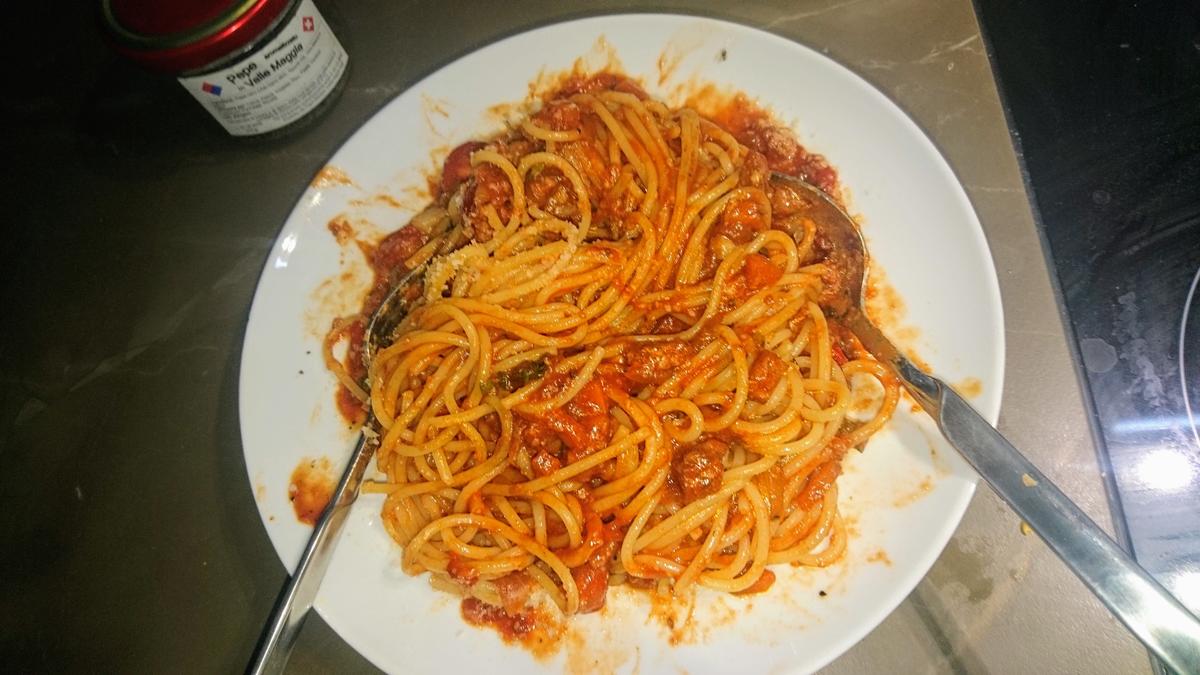 Spaghetti all' amatriciana - Rezept - Bild Nr. 14