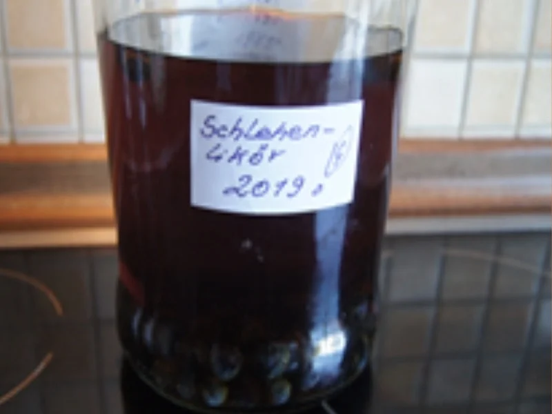 Rezept: Schlehenlikör 2019 Bild Nr. 2 Schlehenlikör 2019 - Rezept - Bild Nr. 2