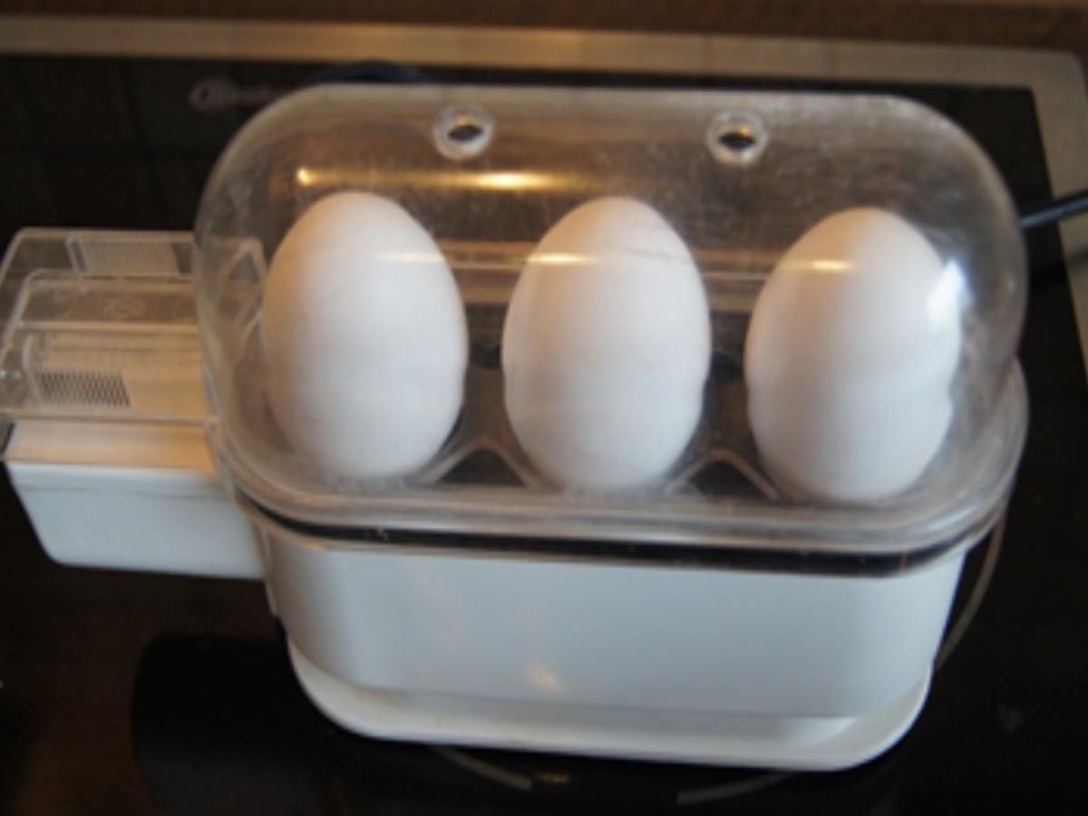 Eier in Senfsauce mit Drillingen und Rote Bete süßsauer - Rezept - Bild Nr. 4