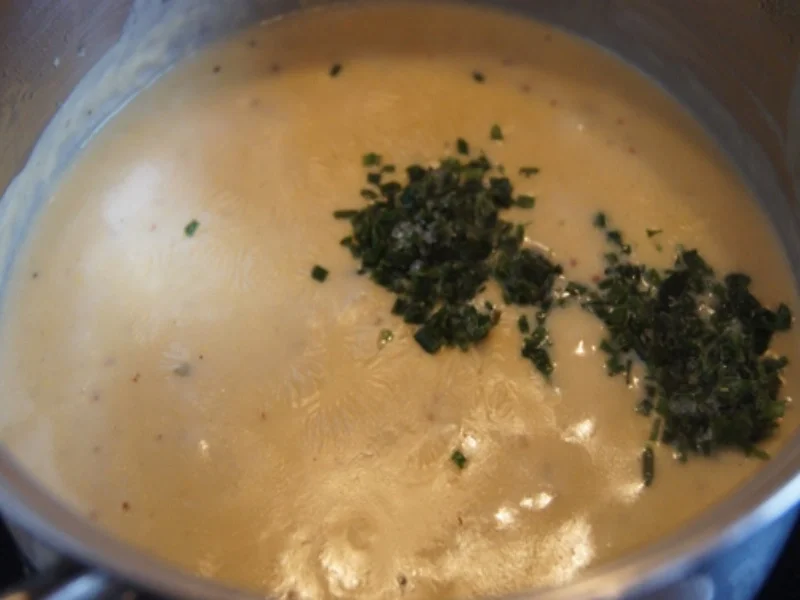 Eier in Senfsauce mit Drillingen und Rote Bete süßsauer - Rezept - Bild Nr. 8