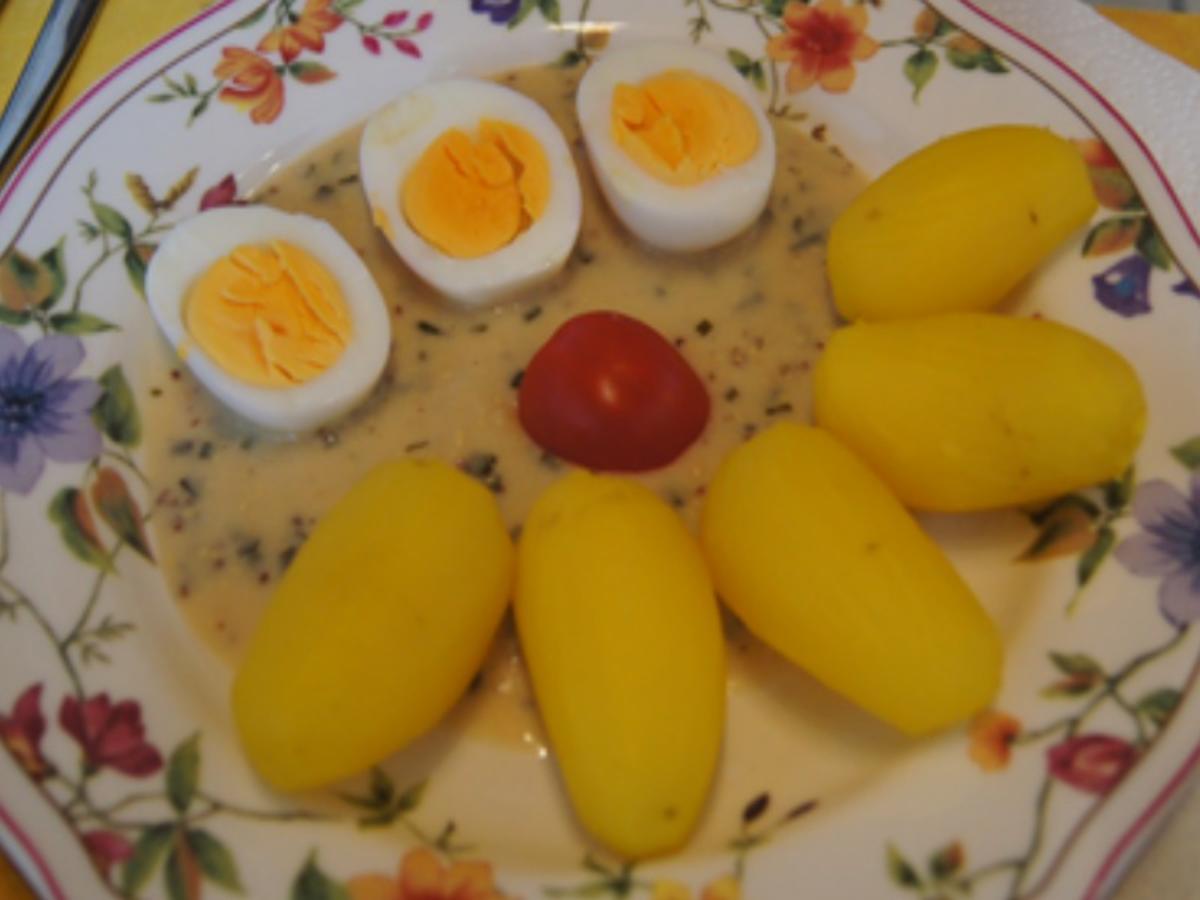 Eier in Senfsauce mit Drillingen und Rote Bete süßsauer - Rezept - Bild Nr. 19