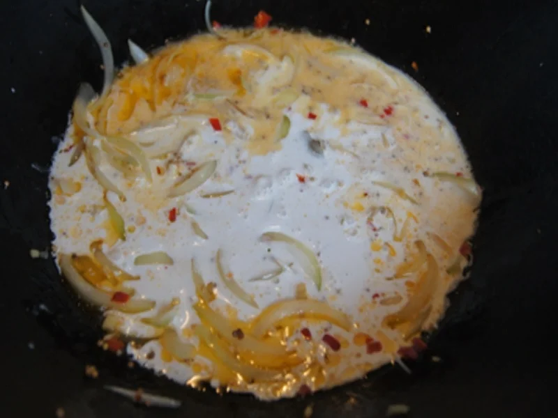 Wok-Fischvariation in Kokossauce mit Basmatireis - Rezept - Bild Nr. 16