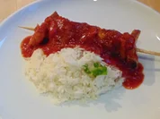 Rezept: Hackfleischspieße mit asiatischer Soße Bild Nr. 2 Hackfleischspieße mit asiatischer Soße - Rezept - Bild Nr. 2