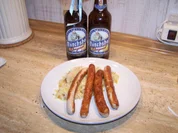 Kohlrabi-Kraut mit feine Bratwürste - Rezept - Bild Nr. 2