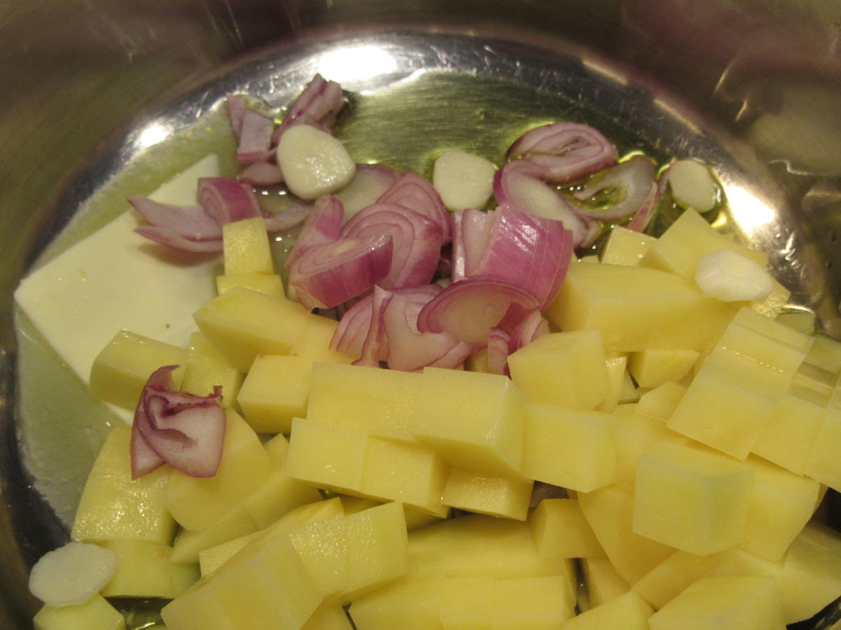 Suppen: Nordische Kartoffel-Buttermilch-Suppe mit Lachs(forelle) - Rezept - Bild Nr. 3