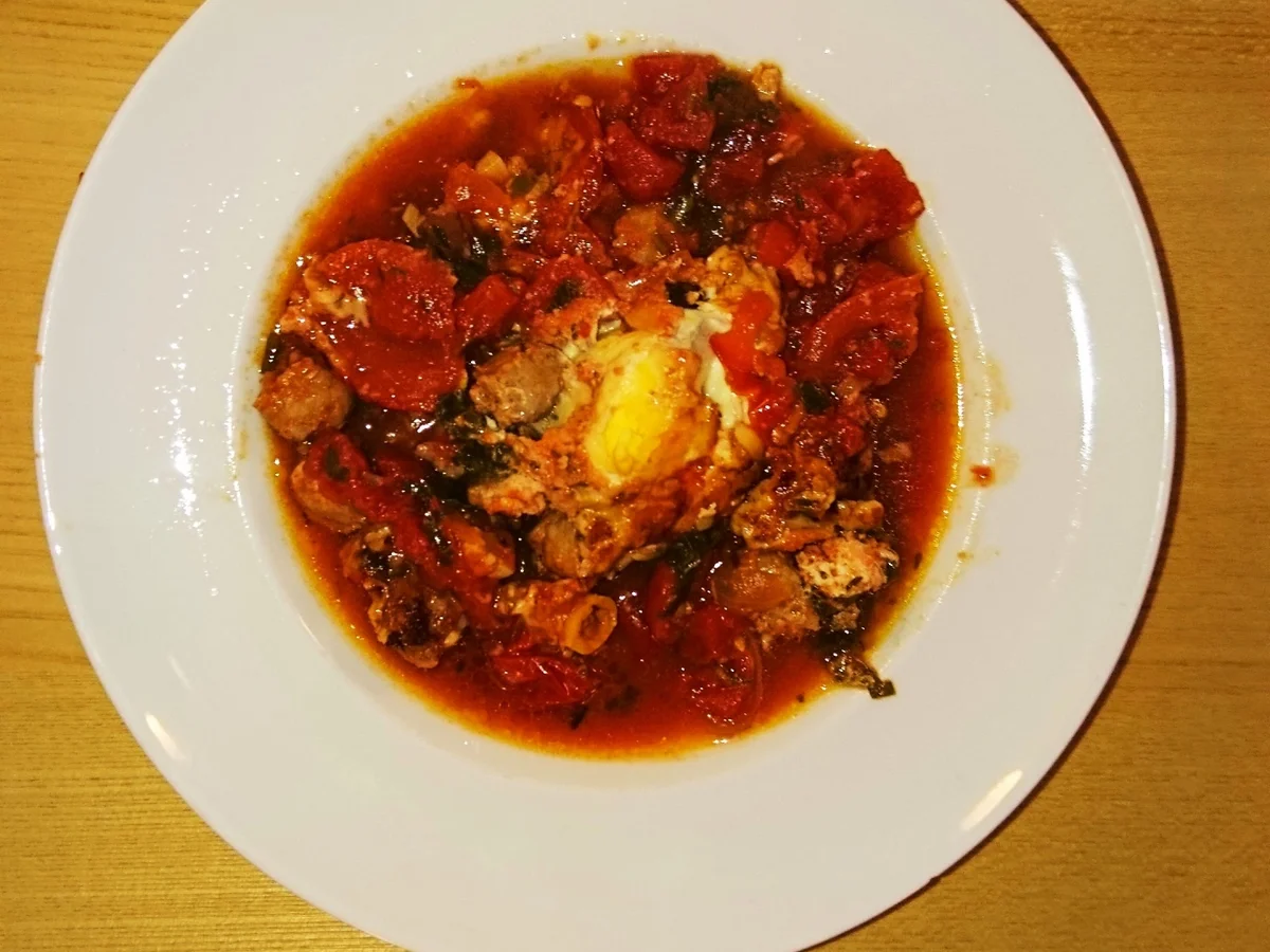 Eier ersoffen in überbackenen Tomaten - Uova affogare nell' pomodori al forno - Rezept - Bild Nr. 6