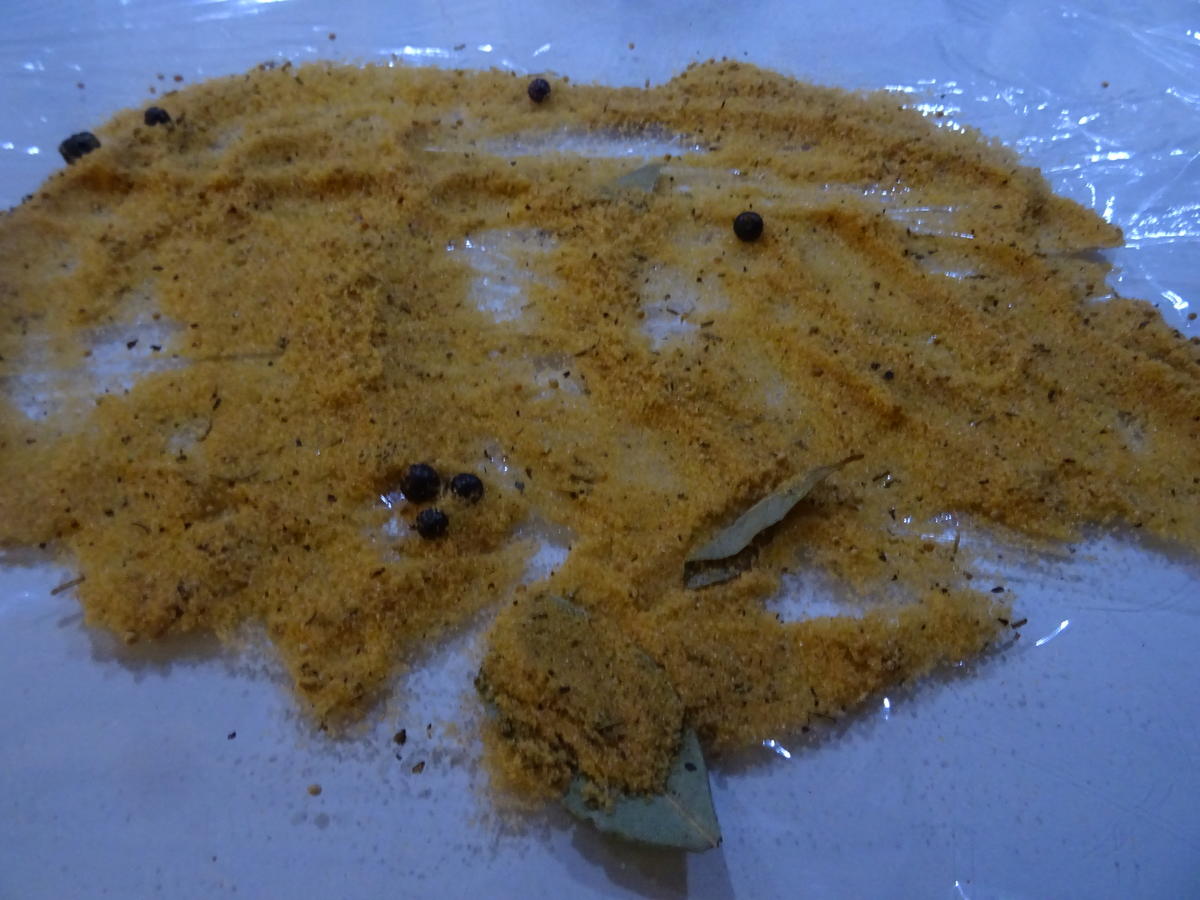 Geräucherte Putenoberkeule mit Speckbohnen in weißer Soße - Rezept - Bild Nr. 6
