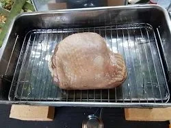 Geräucherte Putenoberkeule mit Speckbohnen in weißer Soße - Rezept - Bild Nr. 13