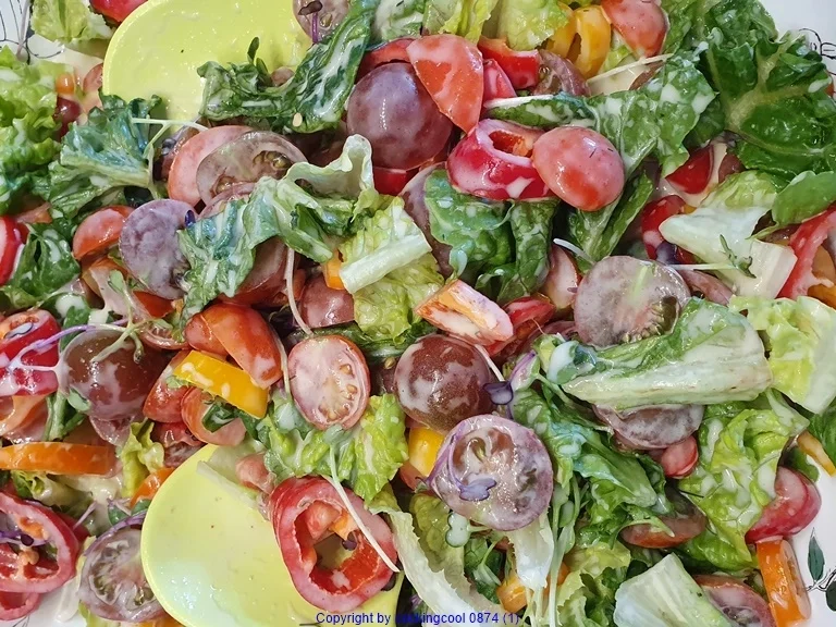 Rezept: Gemischter Salat zum Erntedank Bild Nr. 8998 Gemischter Salat zum Erntedank - Rezept - Bild Nr. 8998