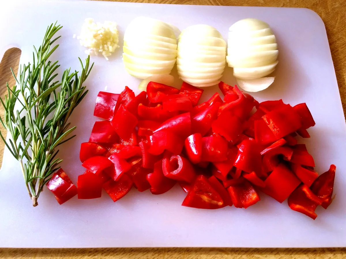 Rezept: Spitzpaprika-Zwiebel-Gemüse Bild Nr. 8997 Spitzpaprika-Zwiebel-Gemüse - Rezept - Bild Nr. 8997