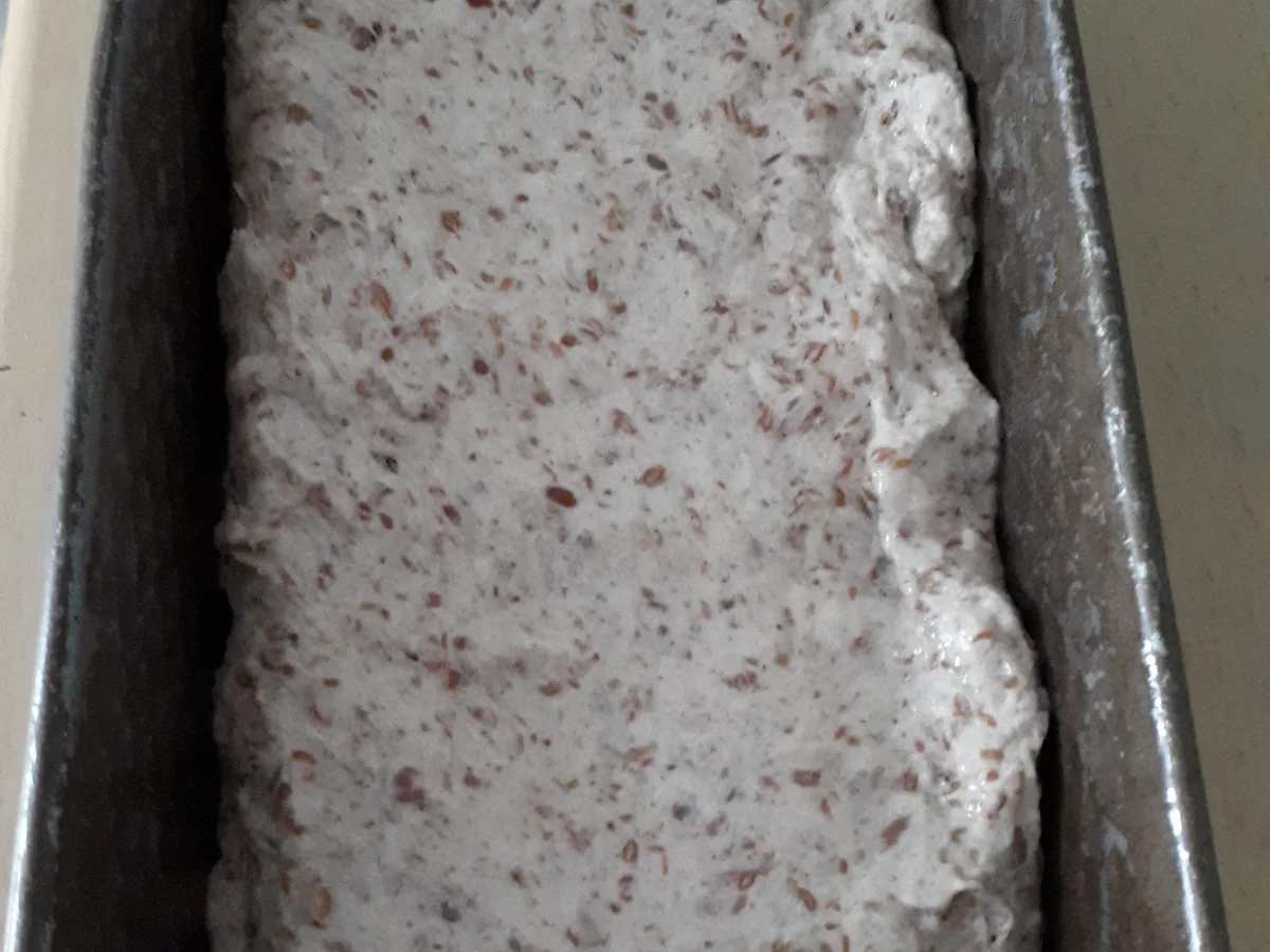 Rezept: Dinkel-Lein-Brot mit Flöhen Bild Nr. 4 Dinkel-Lein-Brot mit Flöhen - Rezept - Bild Nr. 4