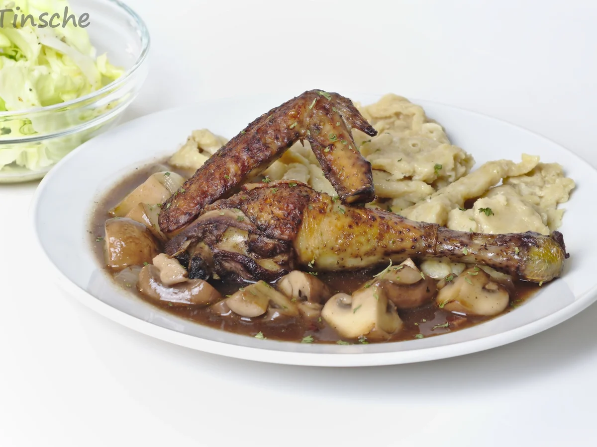 Rezept: Maishähnchen in Pinot noir Bild Nr. 9011 Maishähnchen in Pinot noir - Rezept - Bild Nr. 9011