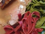 Krustenbraten "exquisite" mit Tagliatelle (Hausgemacht) und Salat nach Gusto - Rezept - Bild Nr. 2