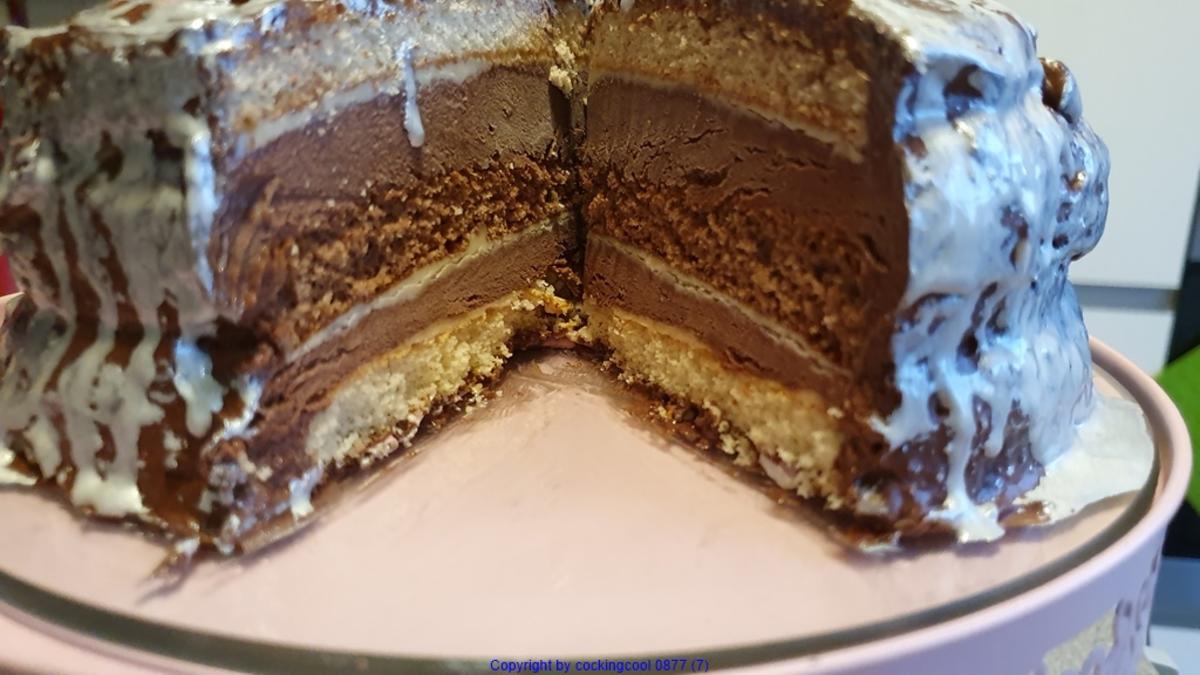 Schokowolken Torte oder Schokoträumchen - Rezept - Bild Nr. 8