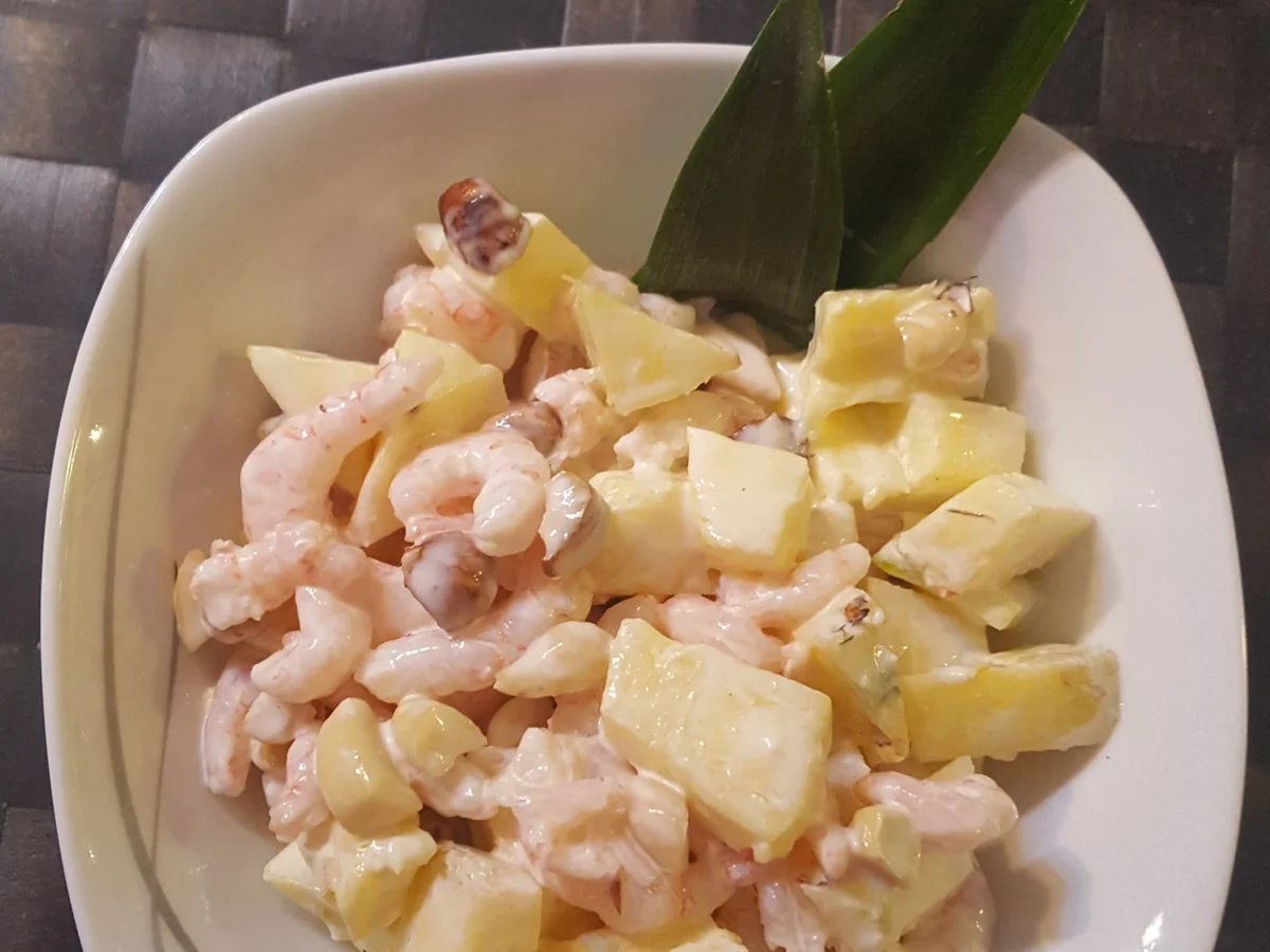Garnelen-Ananas-Nuss Salat - Rezept - Bild Nr. 3