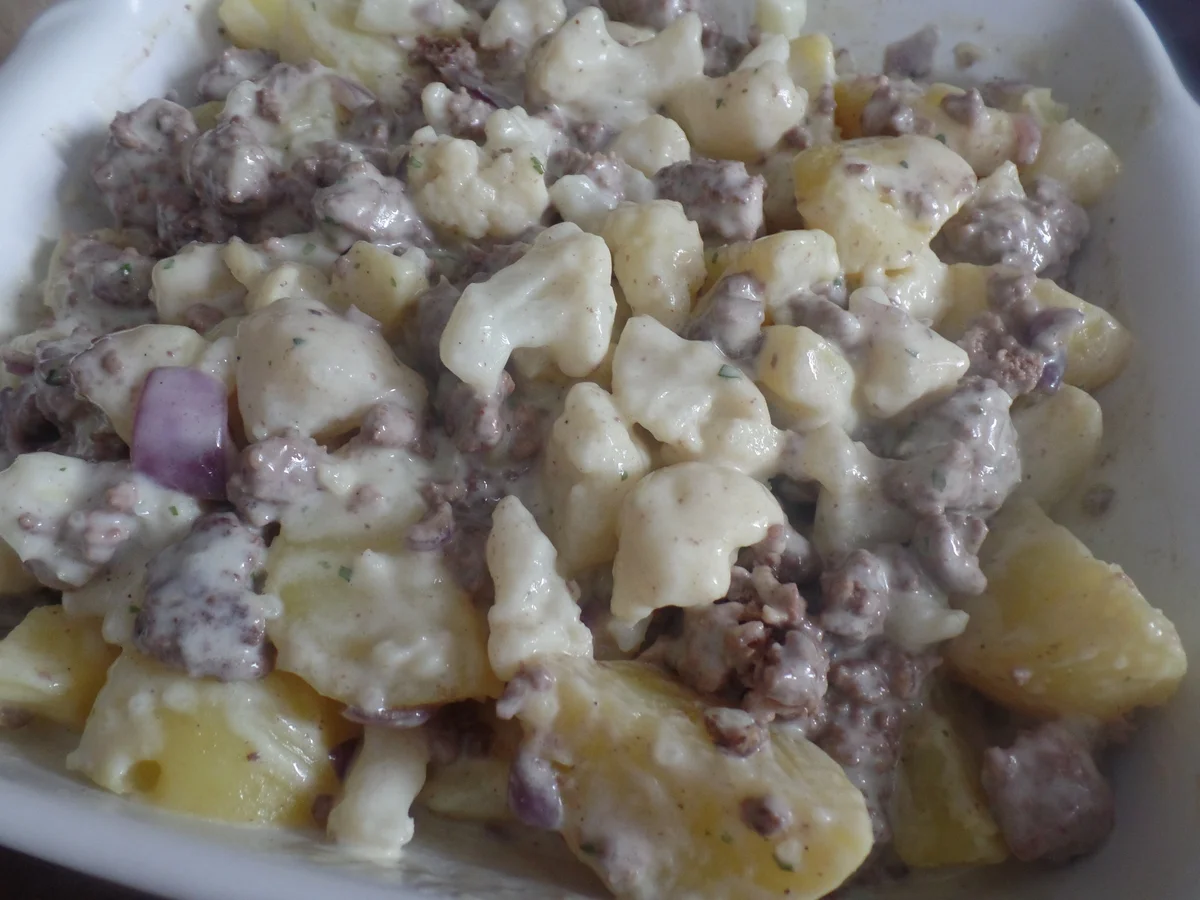 Kartoffel-Blumenkohl-Hackfleisch -Auflauf - Rezept - Bild Nr. 9000