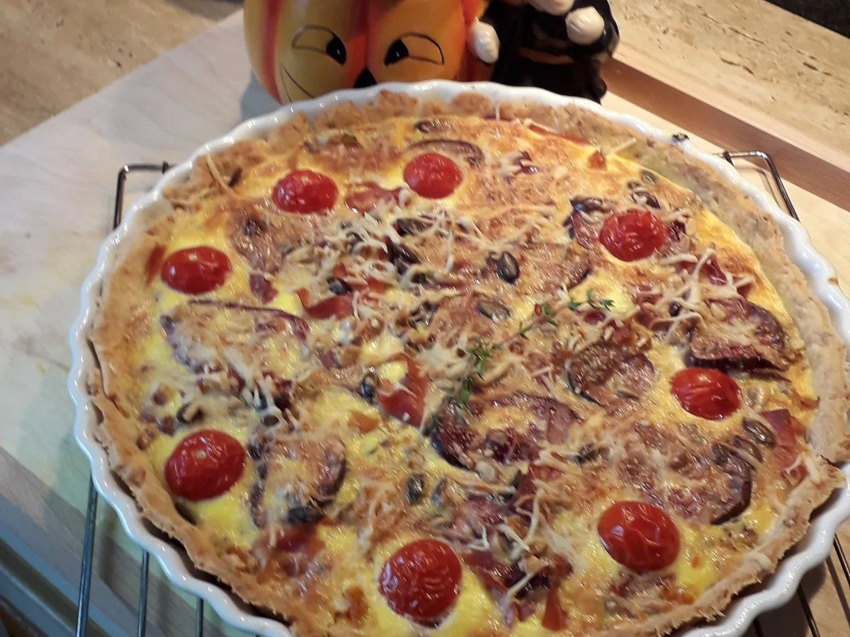 Halloween-Kürbis-Quiche  ,,Kochbar-Challenge'' 10.0 Oktober 2019 - Rezept - Bild Nr. 2