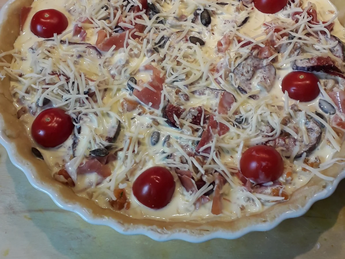 Halloween-Kürbis-Quiche  ,,Kochbar-Challenge'' 10.0 Oktober 2019 - Rezept - Bild Nr. 6