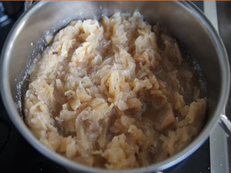 Rezept: Kasseler Nackenbraten mit Weißkraut auf böhmischer Art und Knödel halb und halb Bild Nr. 9 Kasseler Nackenbraten mit Weißkraut auf böhmischer Art und Knödel halb und halb - Rezept - Bild Nr. 9