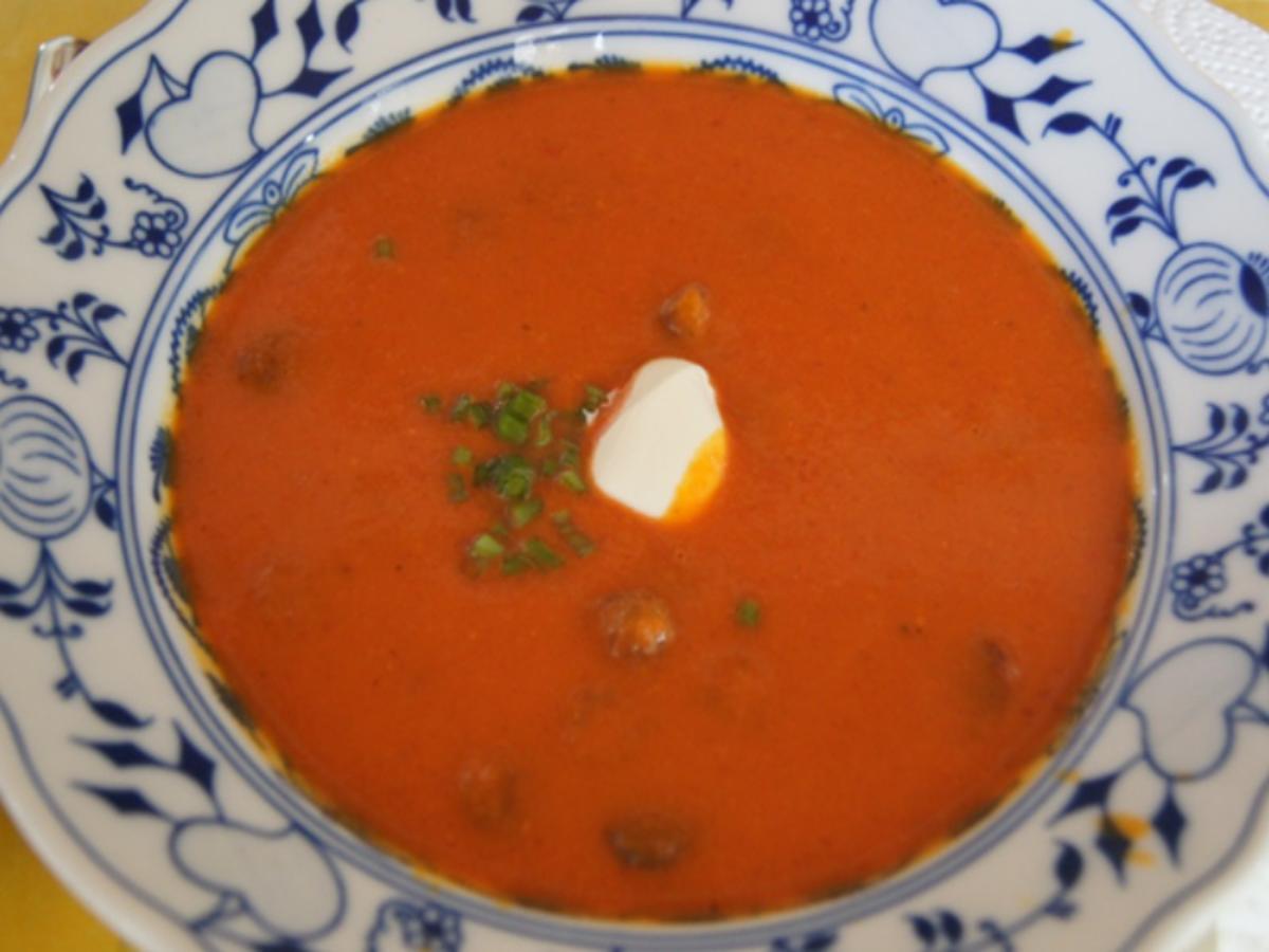 Kürbis-Rote Bete-Suppe mit Einlage - Rezept - Bild Nr. 2