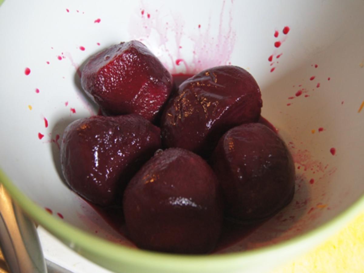 Kürbis-Rote Bete-Suppe mit Einlage - Rezept - Bild Nr. 9