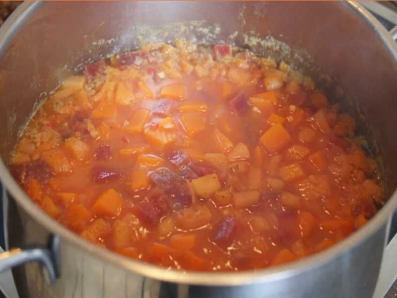 Kürbis-Rote Bete-Suppe mit Einlage - Rezept - Bild Nr. 24