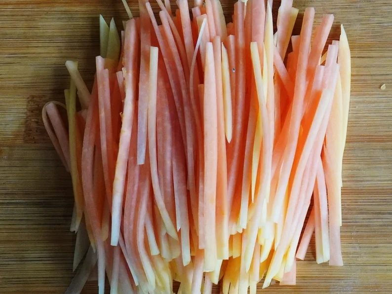 Exotischer Papayasalat mit Mango und Garnelen - Rezept - Bild Nr. 3