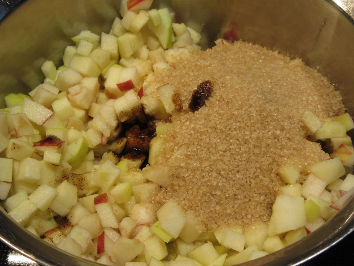 Rezept: Dessert: Quintett vom Apfel Bild Nr. 10 Dessert: Quintett vom Apfel - Rezept - Bild Nr. 10