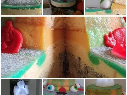 "Oma Löffel`s " Halloween Torte für KID`s = kochbar Challenge 10.0 (Oktober 2019) - Rezept - Bild Nr. 16