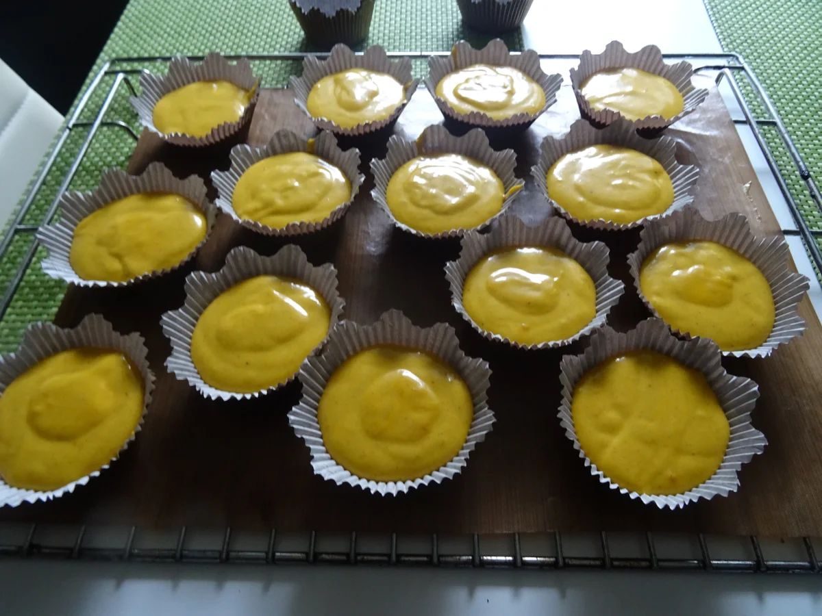Rezept: Kürbiskuchen-Muffins Bild Nr. 6 Kürbiskuchen-Muffins - Rezept - Bild Nr. 6