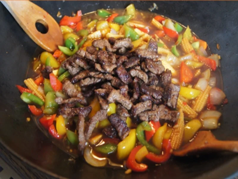 Rindfleisch-Gemüse-Wok mit Mie-Nudeln - Rezept - Bild Nr. 16