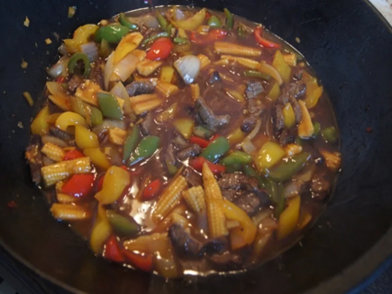 Rindfleisch-Gemüse-Wok mit Mie-Nudeln - Rezept - Bild Nr. 17