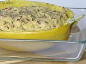 Spaghettikürbis nach alla Carbonara - Rezept - Bild Nr. 10