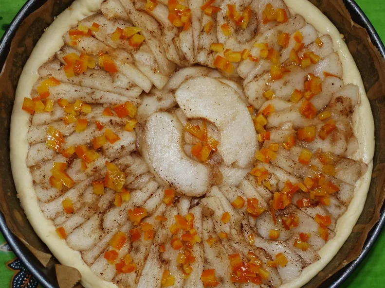 Birnenkuchen mit Orangenguss - Rezept - Bild Nr. 4